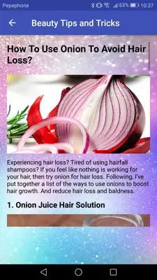 Beauty Tips and Tricks android App screenshot 0